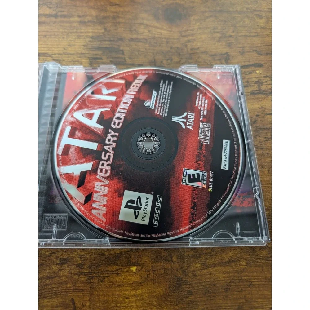 Atari Anniversary Edition Redux (Sony Playstation 1 PS1, 2001) Complete VG Disc